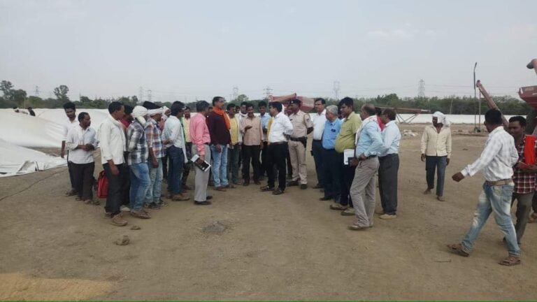 सायलो बैग का हुआ निरीक्षण