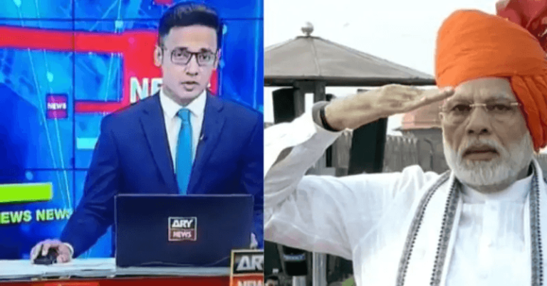 पीएम मोदी ने बधाई के लिए अभिनंदन कहा, पाकिस्तानी न्यूज़ चैनल हड़क गया