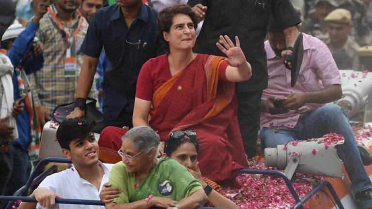 प्रियंका गांधी का 13 मई को मध्यप्रदेश दौरा कार्यक्रम