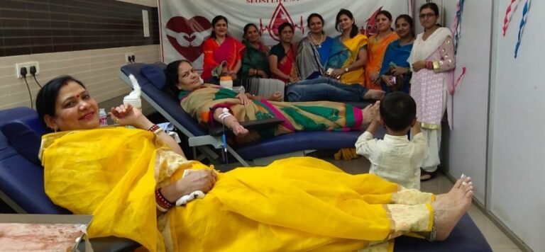 रक्तदान शिविर का हुआ आयोजन