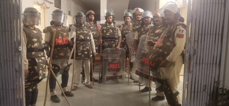 किसी भी घटना से निपटने के लिए पुलिस का मॉक ड्रिल सम्पन्न