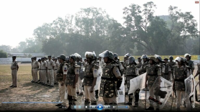 अयोध्या मामला : सिवनी पुलिस ने किया बलवा ड्रिल अभ्यास
