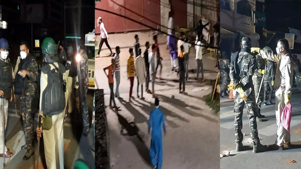 Ranchi : रांची के हिंदपीढ़ी में हिंसा, मुस्लिम बहुल इलाके में CRPF पर पथराव