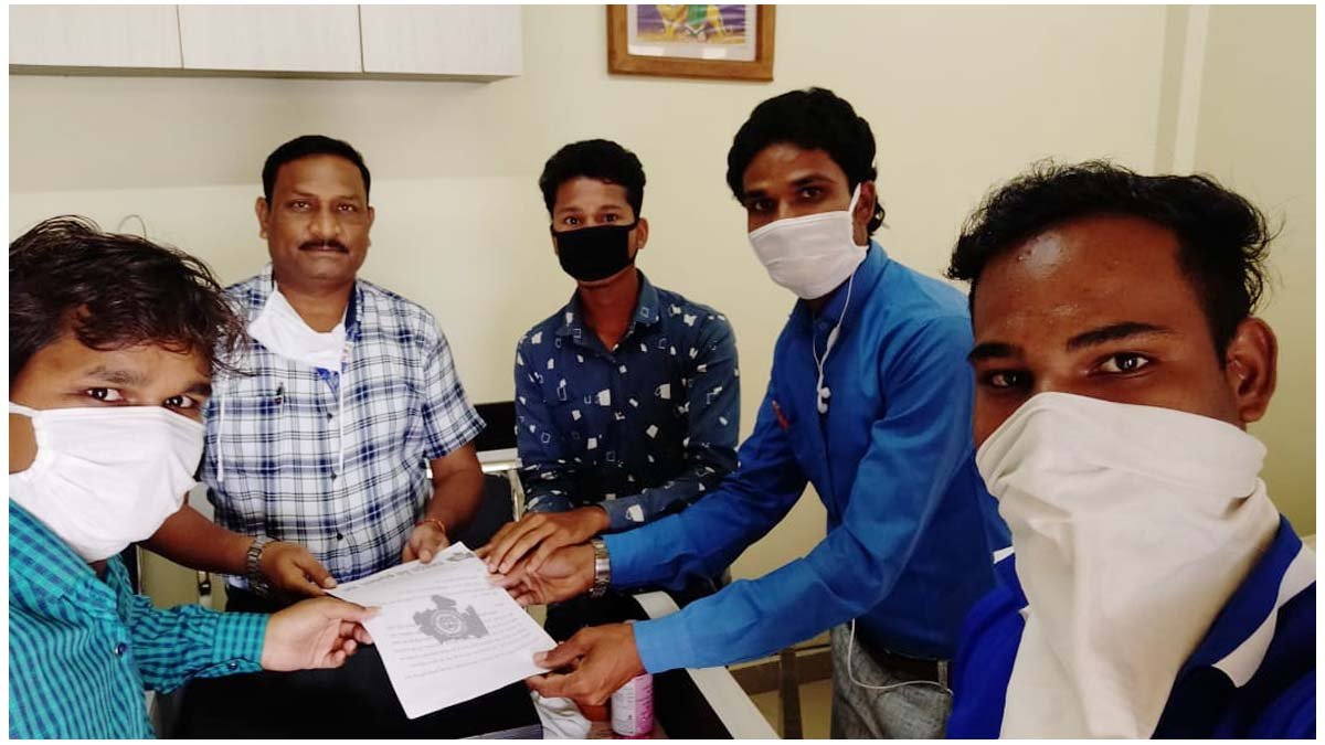 Unemployed youth association submitted memorandum for MP Police Recruitment 2020 / MP NEWS
