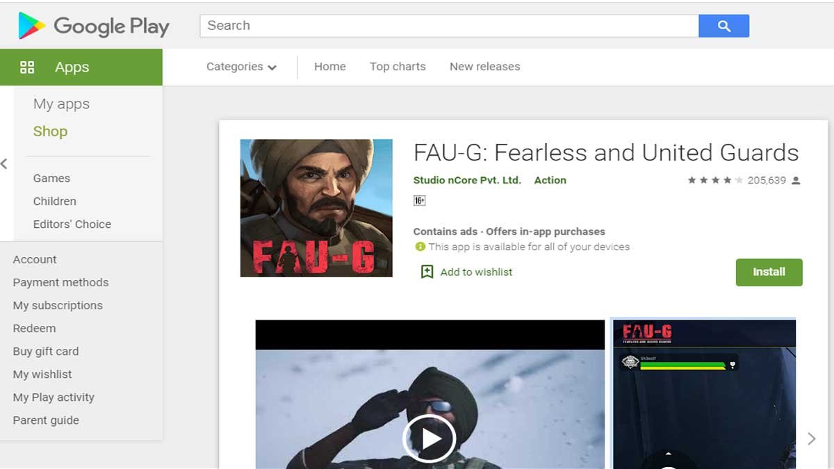 FAU-G 'Made in India' Launched in India: Know How to Download Free!