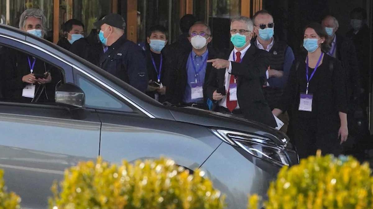 who team visit wuhan market