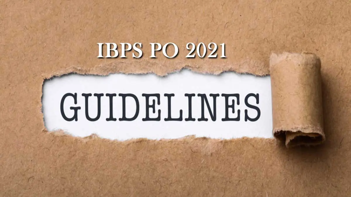 IBPS-PO-Main-Exam-2021-Guidelines