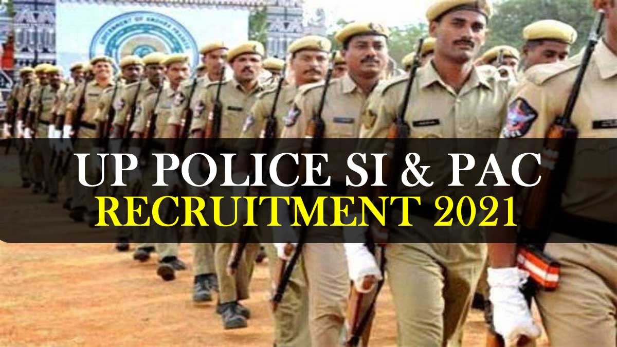 up police si recruitment 2021