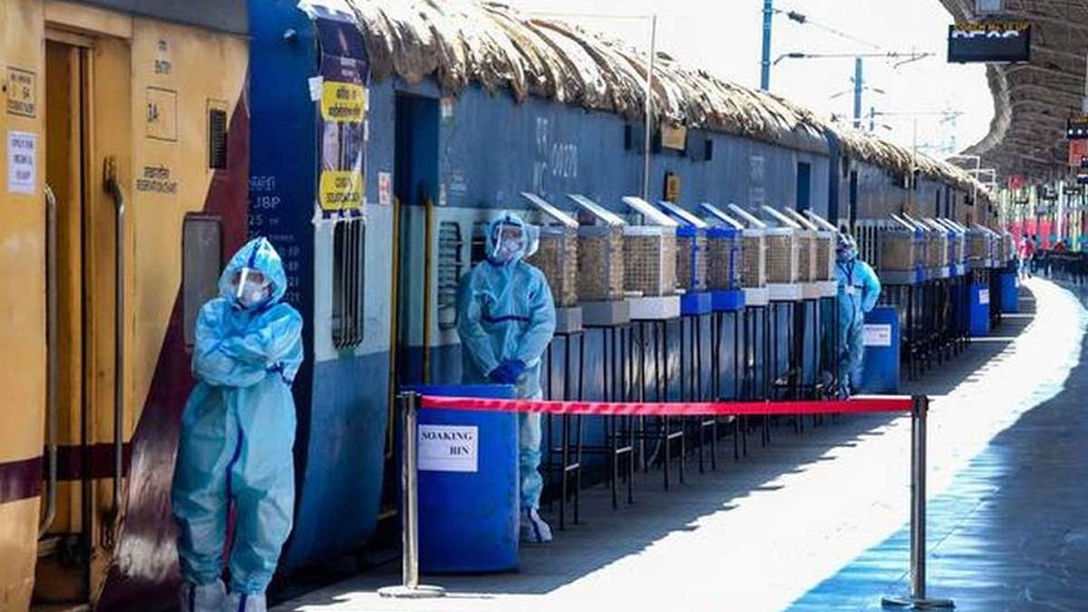 bhopal train covid isolate coach