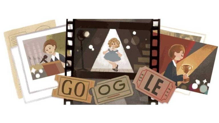 Shirley Temple Google Doodle: Google ने शर्ले टेम्पल को किया सम्मानित