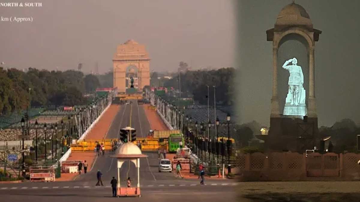 India Gate Subhas Chandra Bose