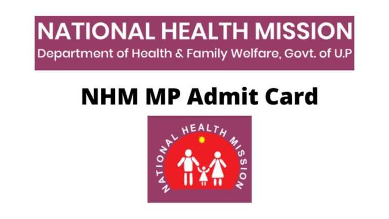 NHM MP Admit Card 2022