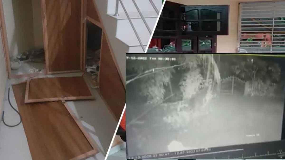 Bomb Blast In Rss Office