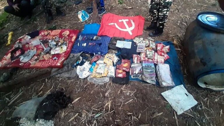 एमपी के बालाघाट में नक्सलियों के विरूद्ध हाकफोर्स की तगड़ी कार्रवाई, भारी मात्रा में विस्फोटक बरामद