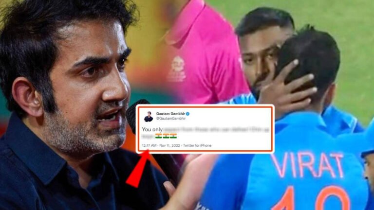 World Cup: भारत की हार के बाद गुरुवार की रात गौतम गंभीर की हैरान कर देने वाली पोस्ट; कहा, “तुम बस…”