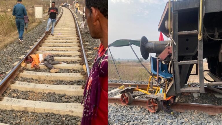 सिवनी रेल एक्सीडेंट: चलती ट्रेन के इंजन और ट्राली की टक्कर, अधिकारी समेत 2 लोग की मौत; 3 घायल