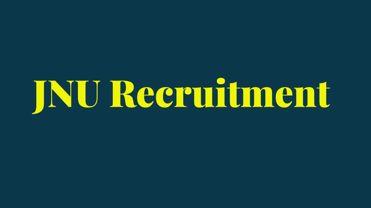 JNU Recruitment 2023 Notification