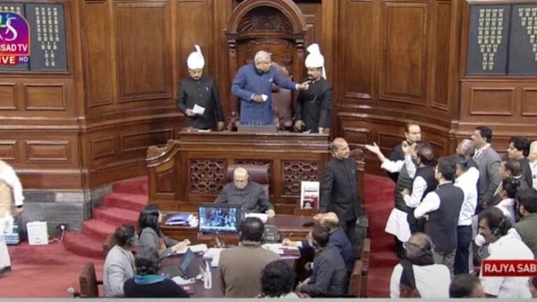 राज्यसभा में विपक्षी सांसदों ने किया हंगामा: राज्यसभा की कार्यवाही 13 मार्च तक के लिए स्थगित