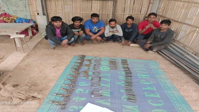 बिहार ब्रेकिंग: दो बंदूक कारखाने का भंडाफोड़, 10 गिरफ्तार; बड़ी मात्रा में अर्ध निर्मित बंदूकें बरामद