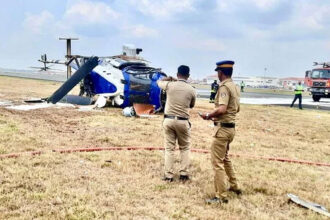 Coast Guard helicopter ALH Dhruv crash