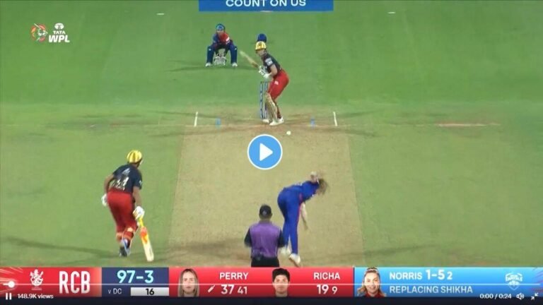 Ellyse Perry Batting Video: RCB हारी जरूर पर एलिस पेरी ने की कर दी छक्कों की बरसात, गेंदबाजों पर लगाए 6,6,6,6,6…