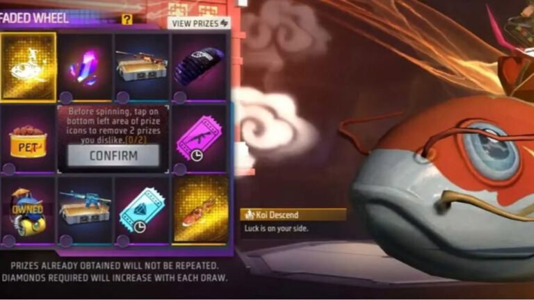 Free Fire MAX Faded Wheel Event: जाने किस तरह जीत सकते है ढेरों Free Gift