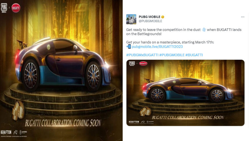 PUBG Mobile x Bugatti Collaboration