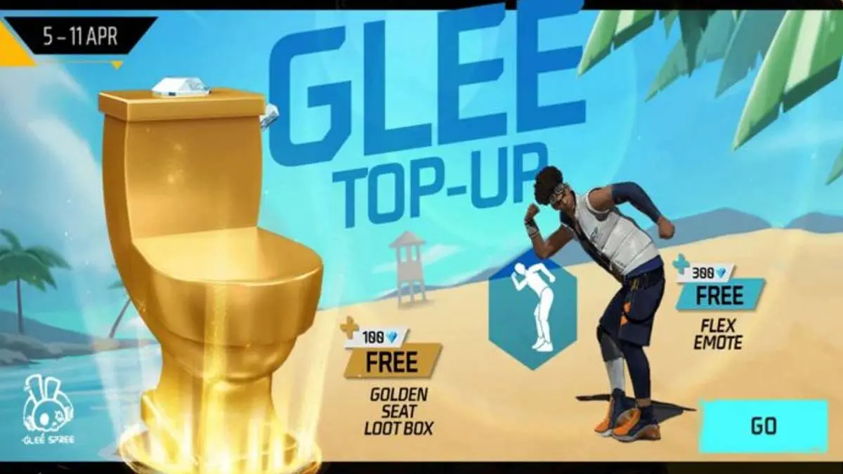 Free Fire MAX Glee Top-Up Event