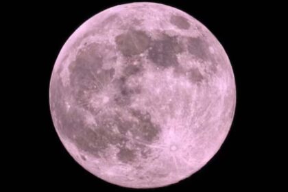 Live Full Pink Super moon 2023 - April Pink Moon Live