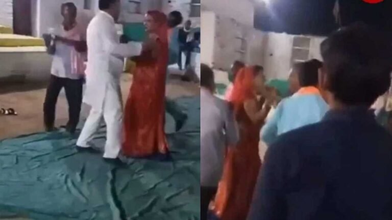LIP to LIP डांसर को TIP: कांग्रेस विधायक शिवदयाल बागरी ने महिला डांसर के साथ ठुमके लगाए, LIP to LIP दे दी TIP – Video Viral