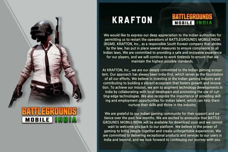 BGMI RETURN: भारत में PUBG पर लगा बेन हटा, क्राफ्टन ने बैटलग्राउंड मोबाइल इंडिया की वापसी पर किया Official Announcement
