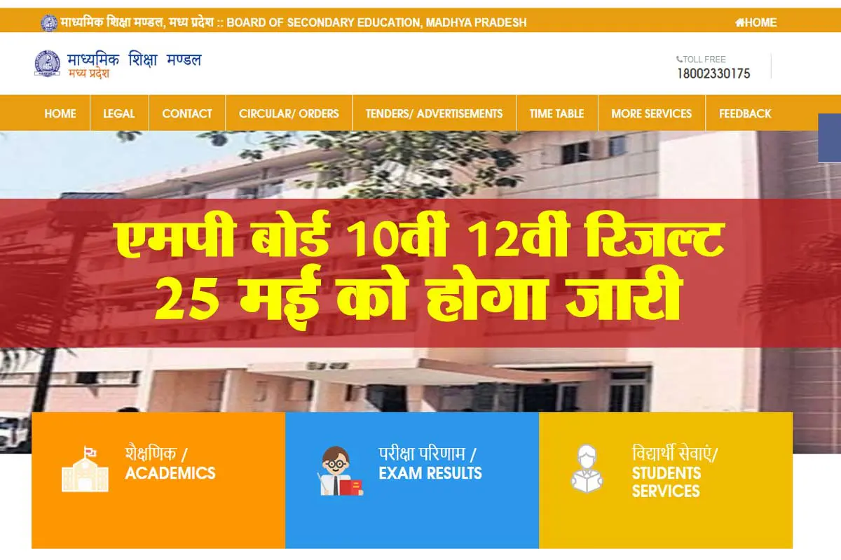 MP BOARD RESULT DATE