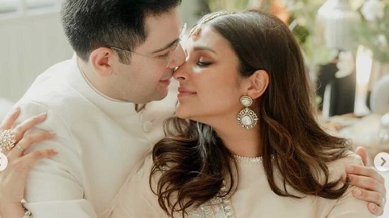 Raghav Parineeti Engagement: परिणीति चोपड़ा और राघव चड्ढा की सगाई की स्टाइलिश तस्वीरें