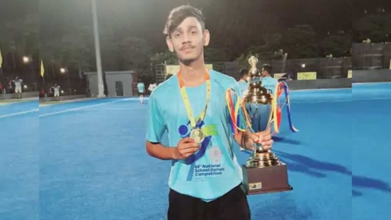 सिवनी के नाम गोल्ड मेडल: ग्वालियर में आयोजित हॉकी प्रतियोगिता में ओवैस ने जीता गोल्ड मेडल