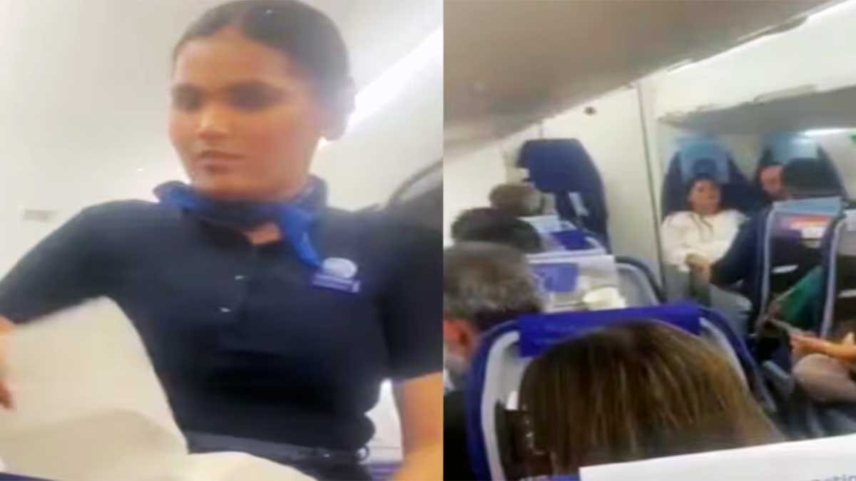 IndiGo Flight Viral Video