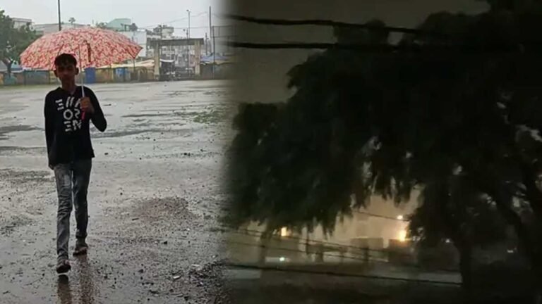 सिवनी में अचानक बदला मौसम : हो रही झमाझम बारिश: बढ़ी ठंडक, नदी नाले लबालब, प्रशासन ने कहा बरतें सावधानी
