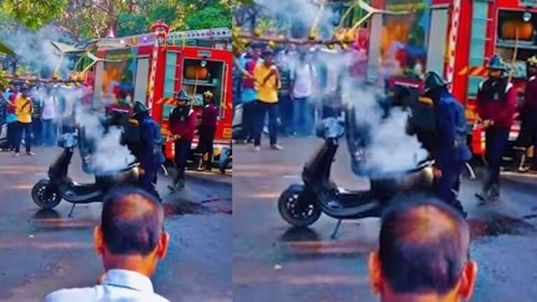 Ola Electric Scooter Fire: ओला इलेक्ट्रिक स्कूटर में लगी आग, शॉर्ट सर्किट की वजह से खाक हुई गाड़ी