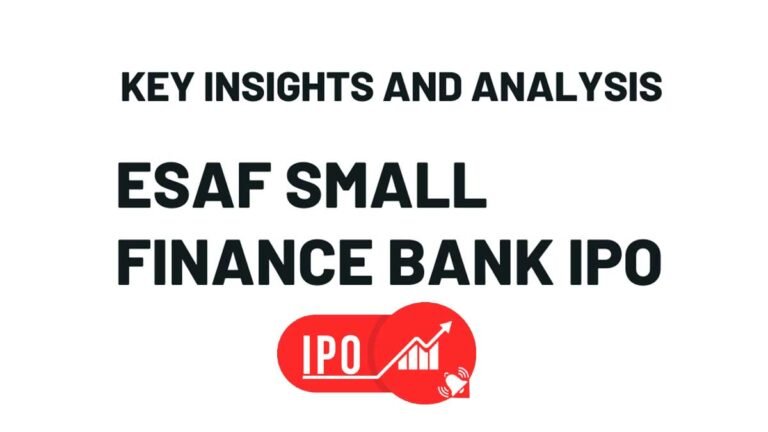 Upcoming IPO: अधिकतम रिटर्न प्राप्त करने के लिए ESAF Small Finance Bank IPO की दिलचस्प स्टडी