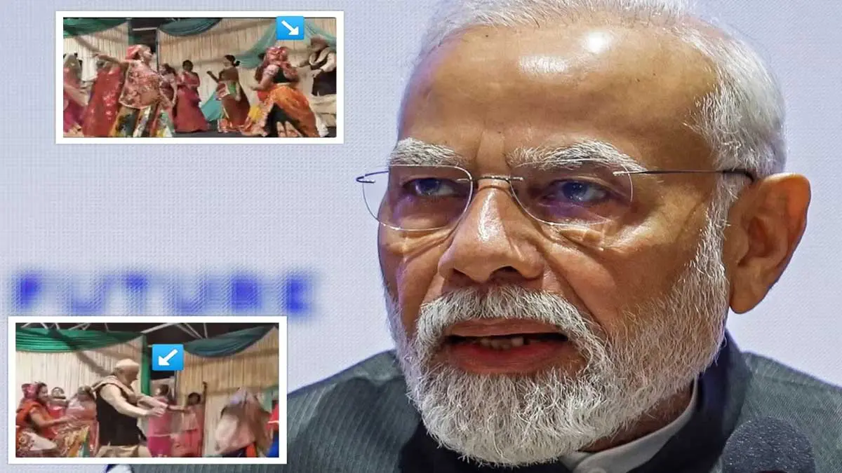 PM MODI GARBA VIDEO