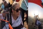 Viral Old Lady Paragliding Video By Anand Mahindra