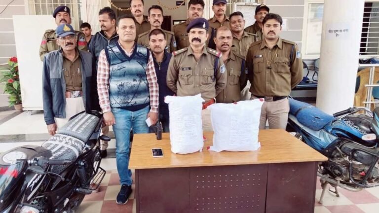 एक्शन मोड में सिवनी पुलिस: 8KG गांजा एवं 2 मोबाइल, 2 मोटर सायकल समेत 3 आरोपी पुलिस की गिरफ्त में