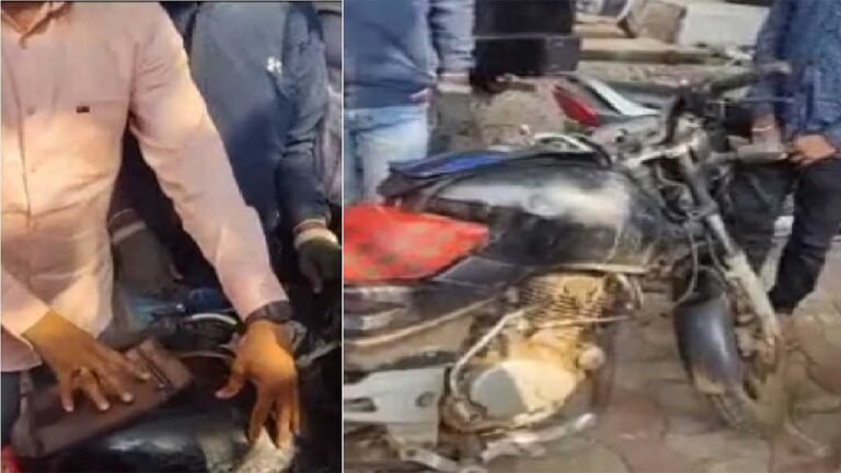 शराब से भरी बाइक की टंकी: पेट्रोल की जगह शराब वाला लड़कों का खेल देखकर पुलिस भी हैरान