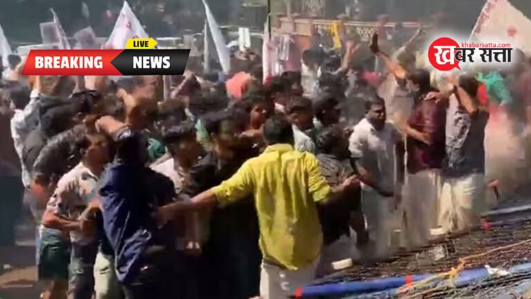 Godse row: NIT प्रोफेसर के खिलाफ कार्रवाई की मांग तेज, प्रदर्शनकारियों को पुलिस ने Water Cannon की मदद से संभाला