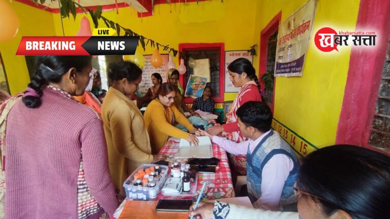 सिवनी: बालआरोग्यसंवर्द्धन शिविर का आयोजन कर बच्चों का किया गया स्वास्थ्य परीक्षण