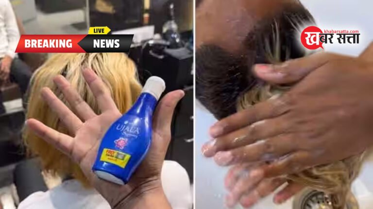 Ujala Hair Dye Experiment: स्टाइलिस्ट का उजाला हेयर डाई प्रयोग हुआ वायरल; ब्लिंकिट और स्विगी इंस्टामार्ट रिएक्ट