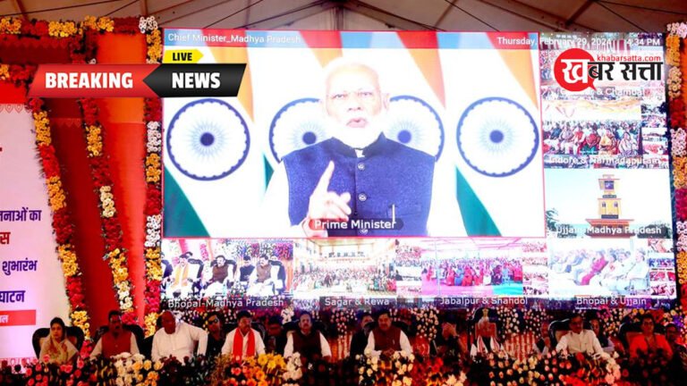 खण्डवा जिले के 84.94 करोड़ रुपये के 279 कार्यों का हुआ शिलान्यास एवं लोकार्पण