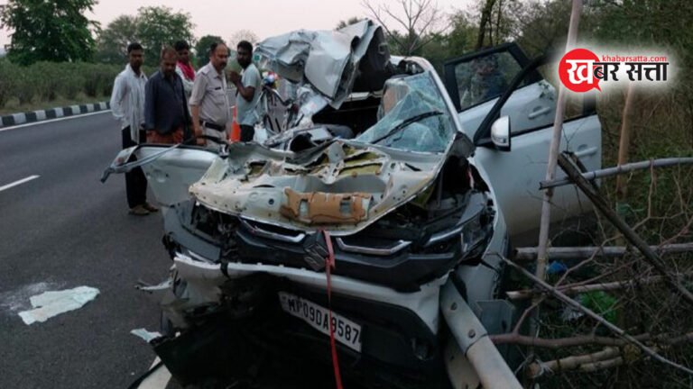 सिवनी: सड़क हादसे में भाई – बहिन की मौत, पति का इलाज जारी; बरघाट से कटनी जाते समय खड़े ट्रक से टकराई कार