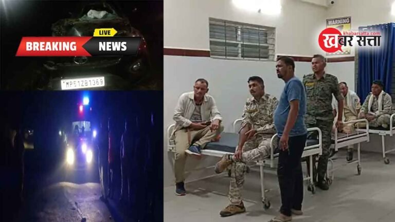 सिवनी: 26 पुलिसकर्मी घायल, 3 लोगों की मौत; पुलिस जवानों से भरी बस और कार की टक्कर