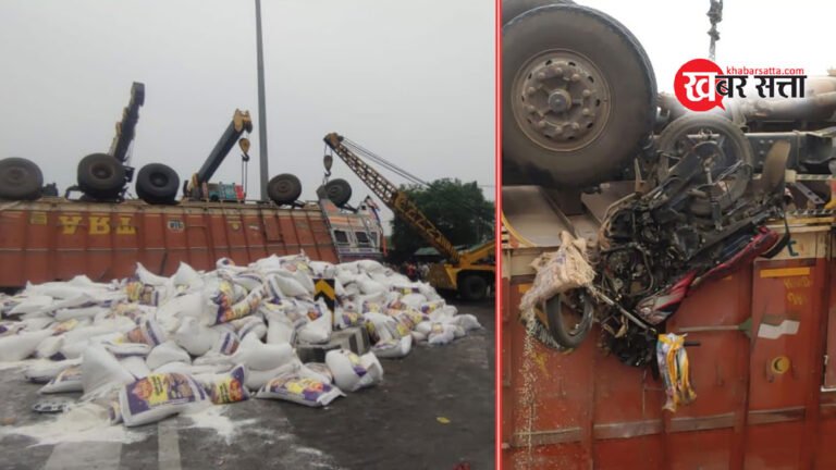 Jabalpur Accident: जबलपुर में नागपुर हाईवे पर दर्दनाक सड़क हादसे में बाइक सवार की मौत, ट्रक पलटने से हुआ हादसा