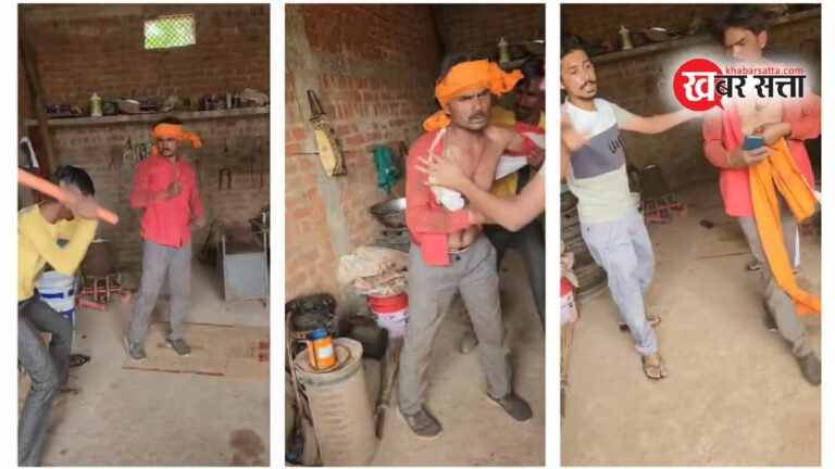जबलपुर में डीजल चोरी के आरोप में नशे में धुत ड्राइवर को परिवहन कर्मचारियों ने पीटा – VIDEO VIRAL
